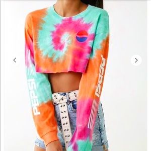 Tie dye crop top